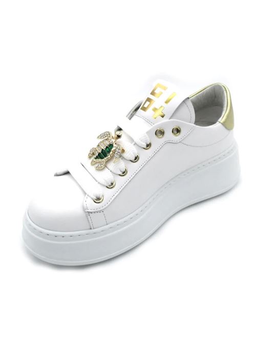 Sneakers combi tarta con linguetta bianco-platino Gio + GIO + | PIA-36